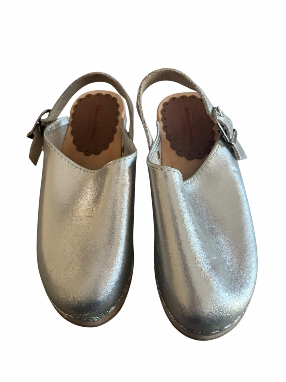 Hanna Andersson Silver Clogs